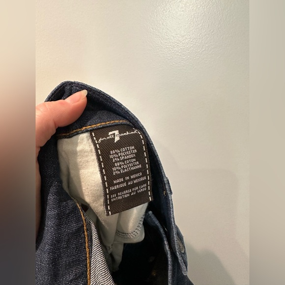 Men’s Seven for All Mankind blue jeans size 32–soft denim, very comfy! - Picture 12 of 13